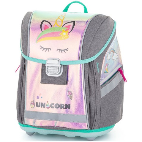 Školní aktovka Oxybag PREMIUM LIGHT Unicorn iconic