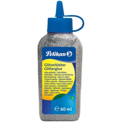 Lepidlo glitrové Pelikan 60ml stříbrné