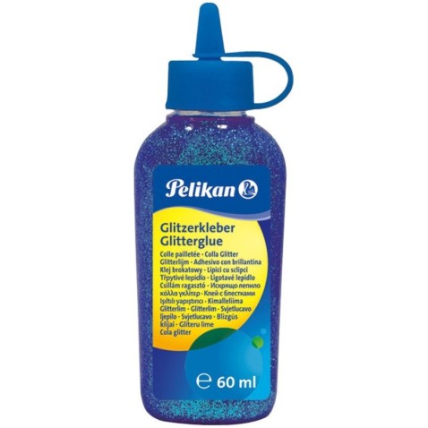 Lepidlo glitrové Pelikan 60ml modré