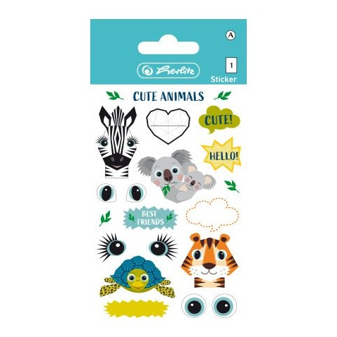 Herlitz Etikety dětské zvířátka Cute animals