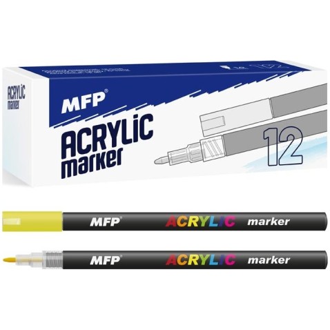 Fix akrylový MFP 1mm žlutý