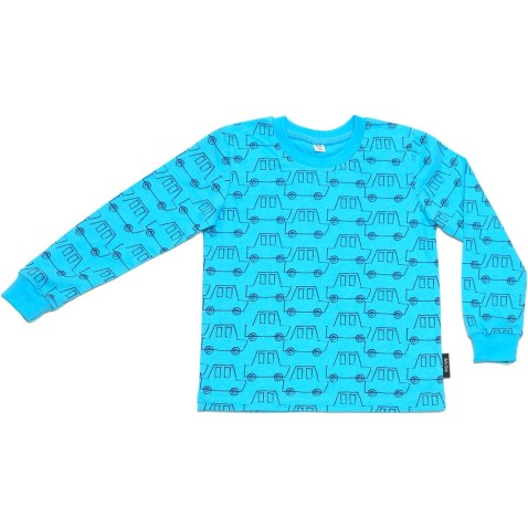 Dětské tričko Bettymode NEKONEČNÉ AUTÍČKO dlouhý rukáv