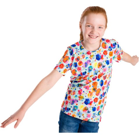 Dívčí tričko Bettymode KVĚTY krátký rukáv
