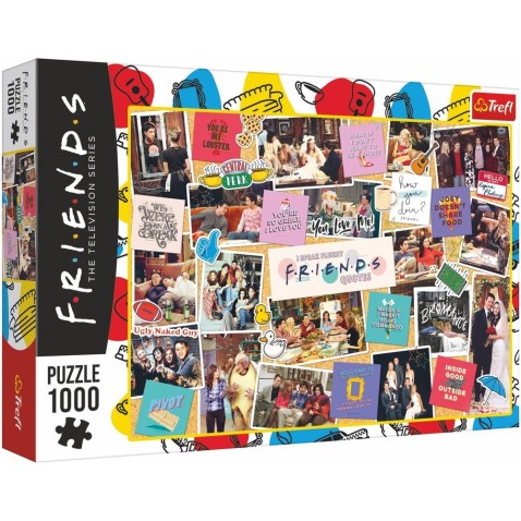 Puzzle Přátelé – nejlepší okamžiky 1000 dílků