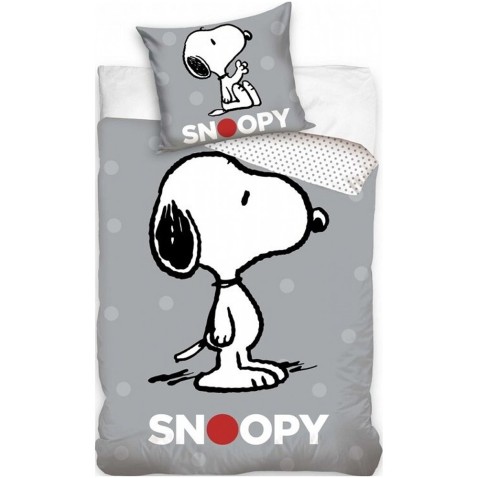 Povlečení Snoopy Grey