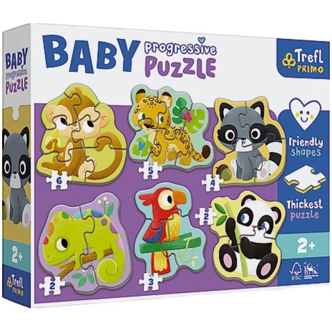 Trefl Puzzle baby V ZOO