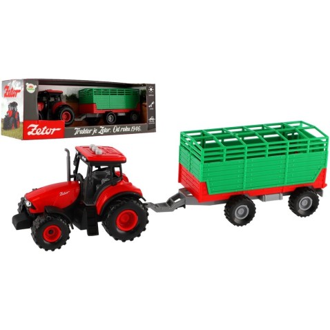 Traktor Zetor s vlekem