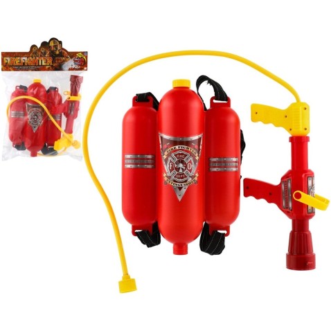 Dětská vodní pistole hasičská se zásobníkem na záda