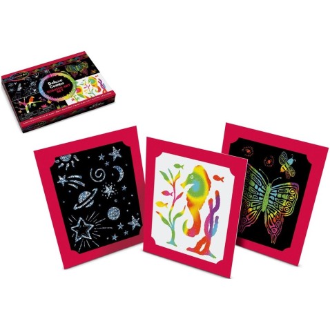 Škrabací obrázky sada