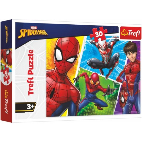 Trefl puzzle Spiderman a Miguel 30 dílků