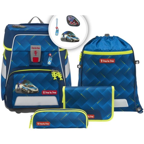 Aktovka pro prvňáčky Step by Step SPACE - Hrdina Tom 5dílný set