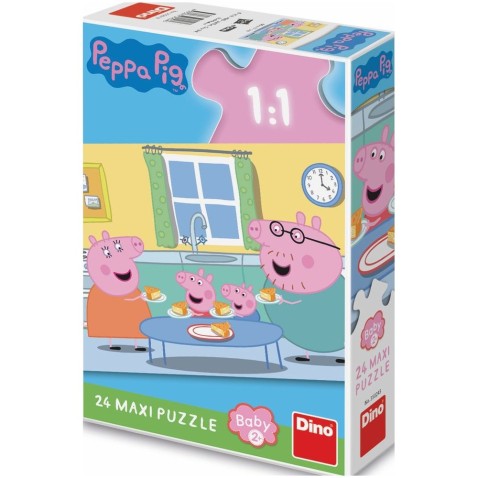 Puzzle Maxi Oběd Prasátko Peppa/Peppa Pig 24 dílků