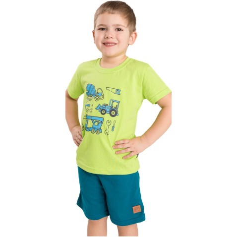Dětské tričko Bettymode AUTA VE MĚSTĚ krátký rukáv
