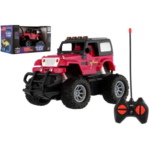 Auto RC terénní 14cm červené