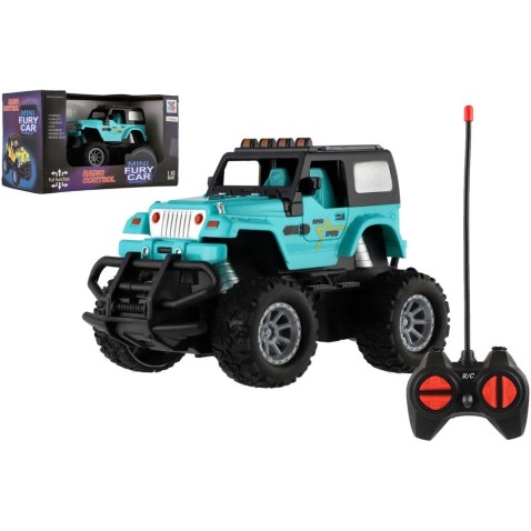 Auto RC terénní 14cm modré