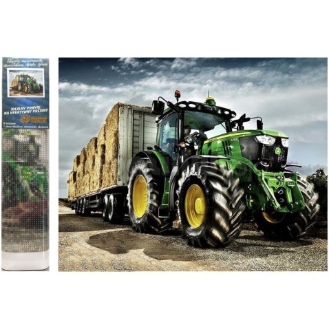 Diamantový obrázek John Deere s doplňky