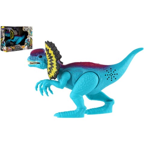 Dinosaurus Dilophosaurus na baterie