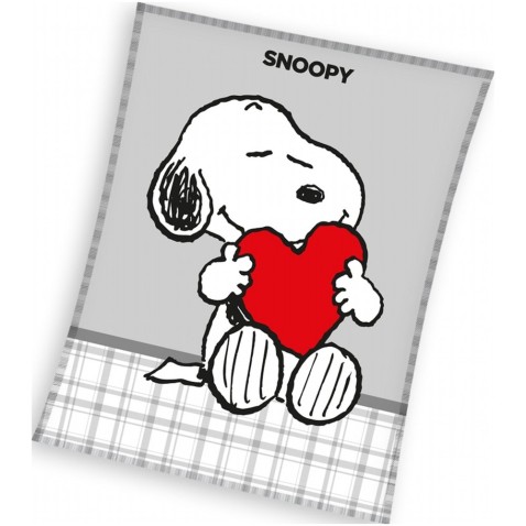 Dětská fleecová deka Snoopy Love