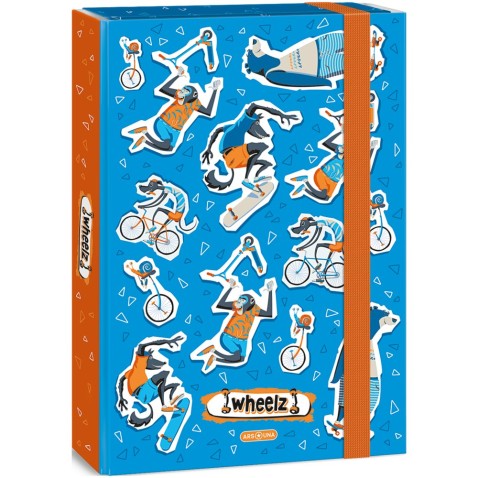 Box na sešity Wheelz A4