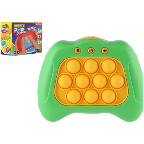 Bubble pops Praskající bubliny silikon postřehová hra na baterie se světlem,zvukem