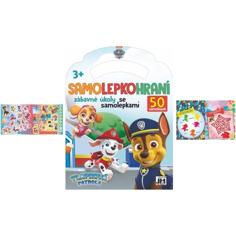 Sešit Samolepkohraní - úkoly se samolepkami Tlapková patrola/Paw patrol