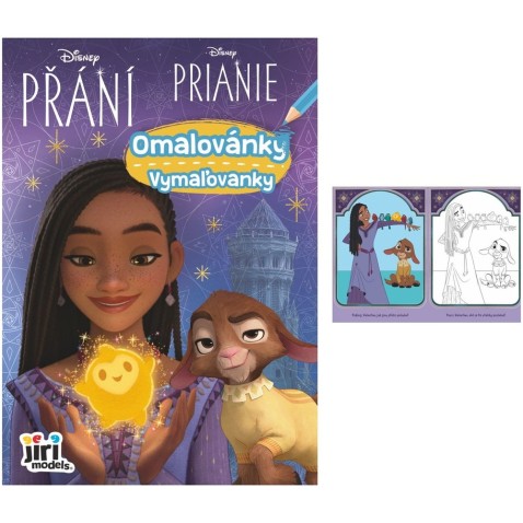 Omalovánky Disney Přání A5