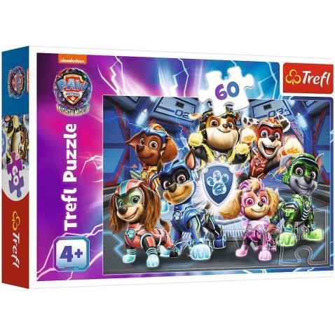 Puzzle Dobrodružství městských hrdinů Tlapková patrola/Paw Patrol 60 dílků