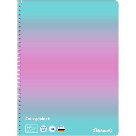 Spirálový blok  A4 - čtvereček s 2 okraji