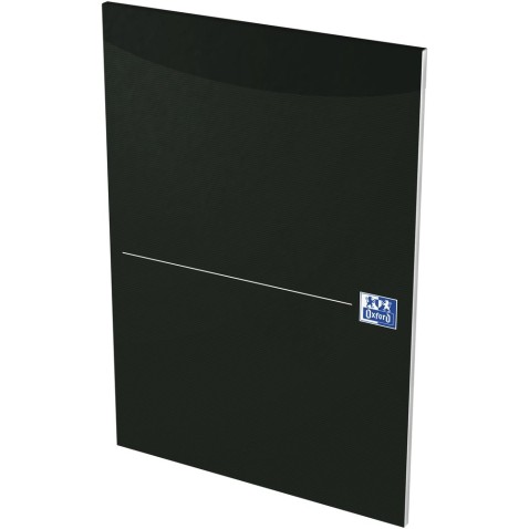 Linkovaný trhací blok Oxford Essentials Black A4