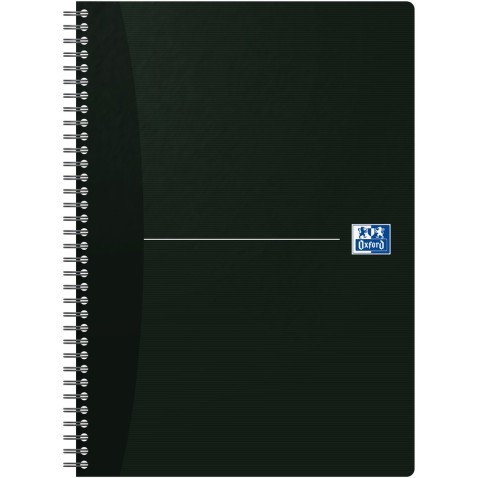 Čtverečkovaný blok Oxford Essentials Black A4