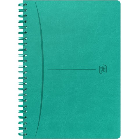 Linkovaný blok spirálový Oxford Signature A5, zelený