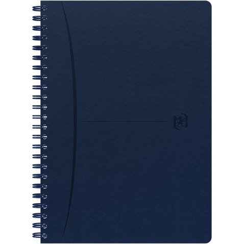 Čtverečkovaný blok spirálový Oxford Signature A5, modrý