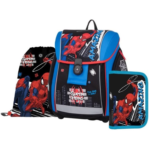 Aktovka Oxybag PREMIUM LIGHT Spiderman, 3dílný set