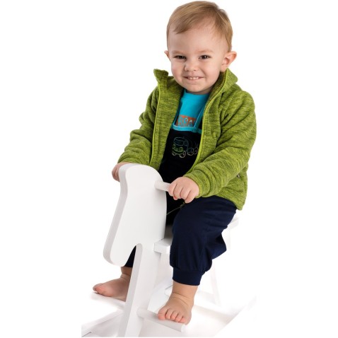 Dětská mikina Bettymode FLEECE MICRO LIMET