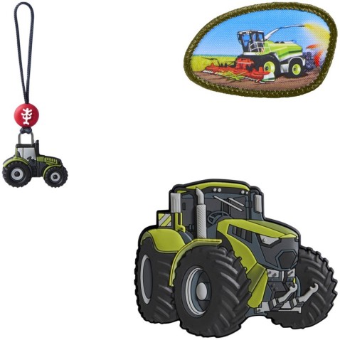 Doplňková sada obrázků MAGIC MAGS Green Tractor Jimmy k aktovkám GRADE, SPACE, CLOUD, 2v1
