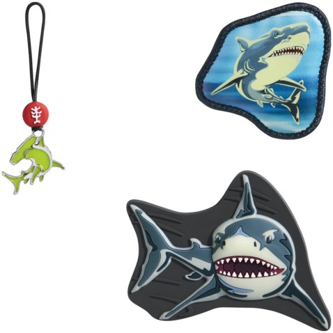 Doplňková sada obrázků MAGIC MAGS Glow Shark Dexter k aktovkám GRADE, SPACE, CLOUD, 2v1 a