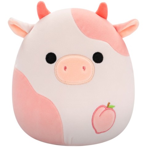 SQUISHMALLOWS 20 cm Broskvová kravička - Lilaz