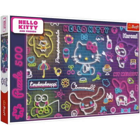 Puzzle Neon Hello Kitty 500 dílků