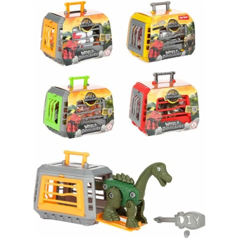 Dinosaurus skládací v kleci