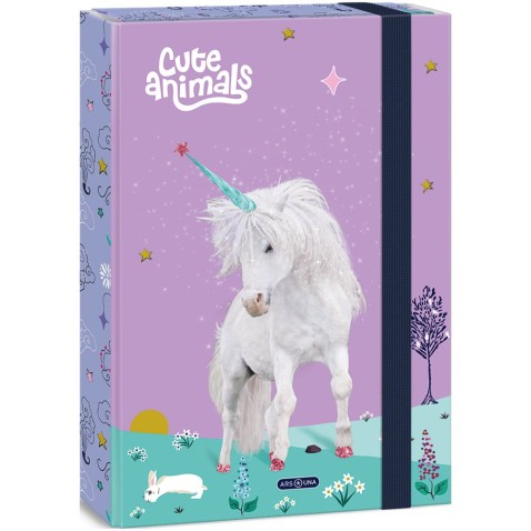 Box na sešity A4 Cute Animals - jednorožec