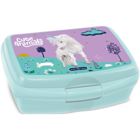 Svačinový box Ars Una Cute Animals - jednorožec