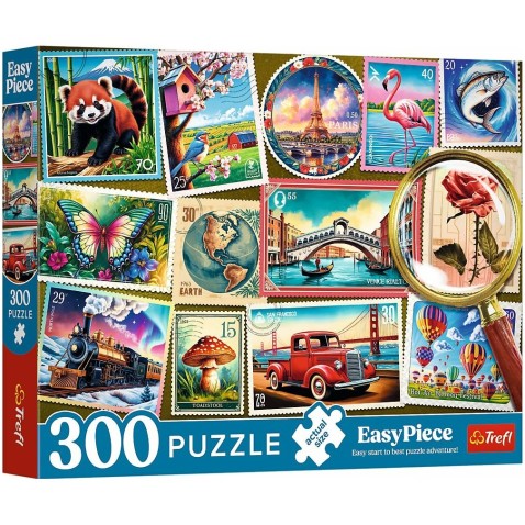 Puzzle Poštovní známky 300dílků