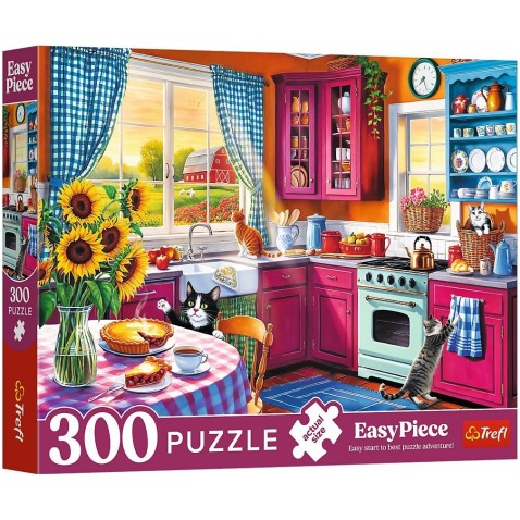Puzzle Ráno v kuchyni 300dílků