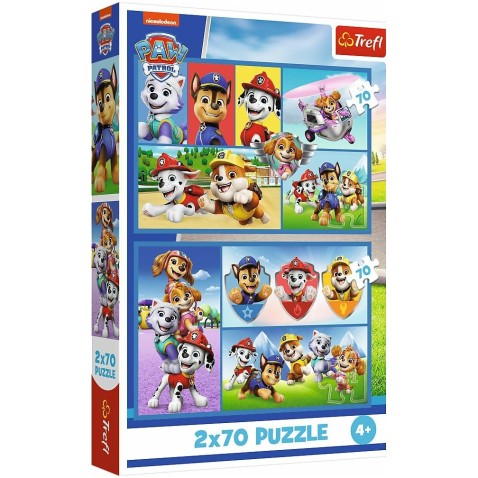 Puzzle 2x70 Tlapková patrola/Paw Patrol