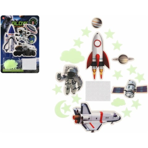 Svítící samolepky na zeď/strop, Vesmír, 2 druhy