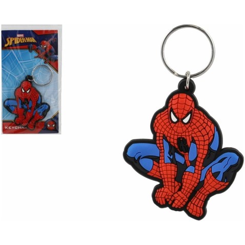 Přívěsek na klíče/Klíčenka Spiderman sedící gumový 6cm