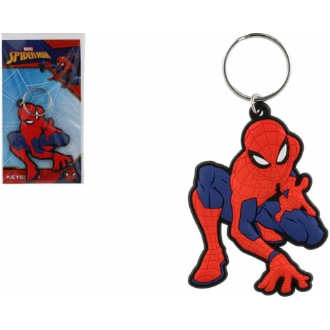 Přívěsek na klíče/Klíčenka Spiderman střílející gumový 7cm