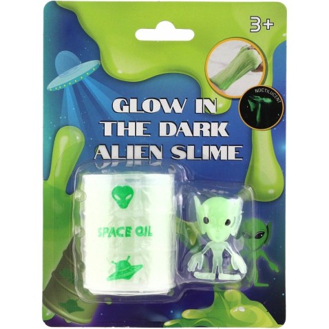 Sliz svítící ve tmě + mimozemšťan