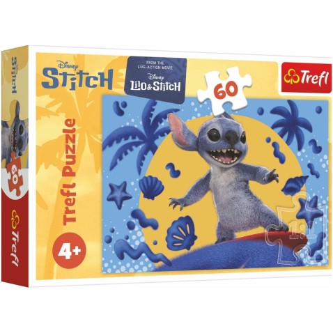 Puzzle Den se Stitchem 60 dílků