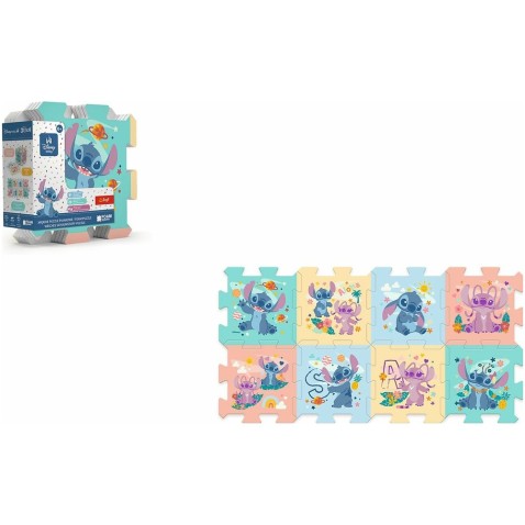 Pěnové puzzle Lilo & Stitch 8ks 0m+